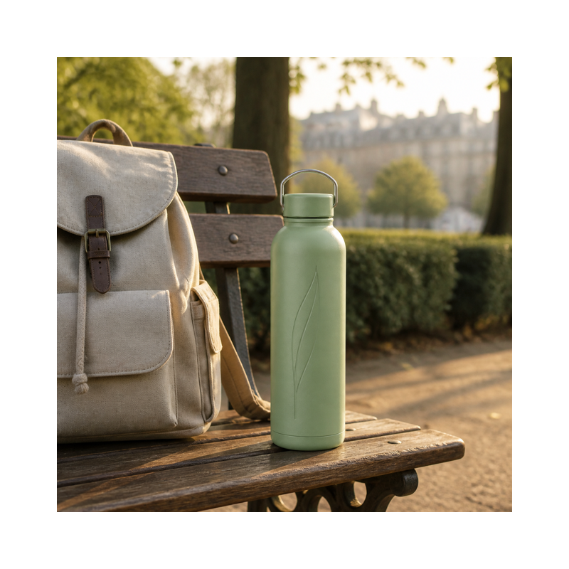 Gourde isotherme NOMADE LOOP inox recyclé