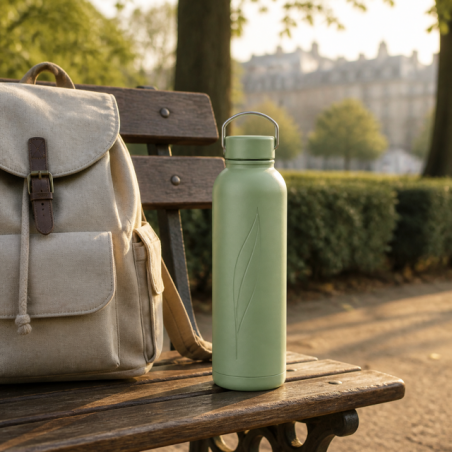 Gourde isotherme NOMADE LOOP inox recyclé